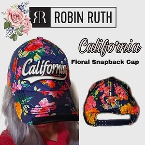 ROBIN RUTH- California Floral Snapback Cap
